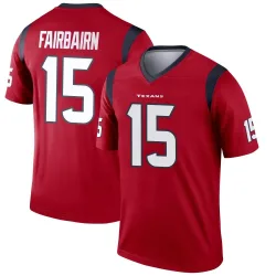 Houston Texans Men's Legend Red Jersey (15 Ka'imi Fairbairn)