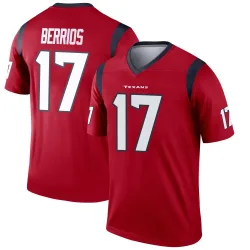 Houston Texans Men's Legend Red Jersey (17 Braxton Berrios)