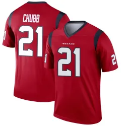 Houston Texans Men's Legend Red Jersey (21 Nick Chubb)