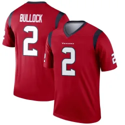 Houston Texans Men's Legend Red Jersey (2 Calen Bullock)