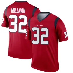 Houston Texans Men's Legend Red Jersey (32 Ka'dar Hollman)