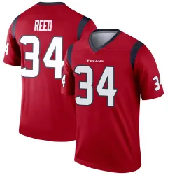 Houston Texans Men's Legend Red Jersey (34 Jaylen Reed)