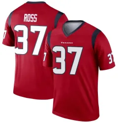 Houston Texans Men's Legend Red Jersey (37 D'Angelo Ross)