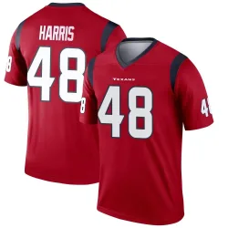 Houston Texans Men's Legend Red Jersey (48 Christian Harris)