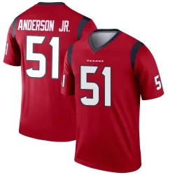 Houston Texans Men's Legend Red Jersey (51 Will Anderson Jr.)