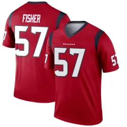 Houston Texans Men's Legend Red Jersey (57 Blake Fisher)