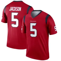Houston Texans Men's Legend Red Jersey (5 Kearis Jackson)