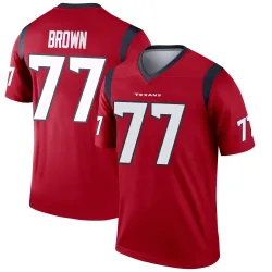 Houston Texans Men's Legend Red Jersey (77 Trent Brown)