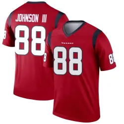 Houston Texans Men's Legend Red Jersey (88 Johnny Johnson III)