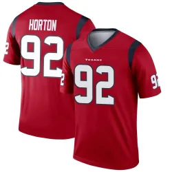 Houston Texans Men's Legend Red Jersey (92 Dylan Horton)