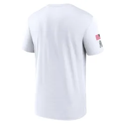 Houston Texans Men's Legend White 2024 Salute To Service Performance T-Shirt