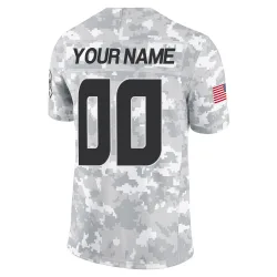 Houston Texans Men's Limited Arctic Camo 2024 Salute to Service Jersey (00 Custom)
