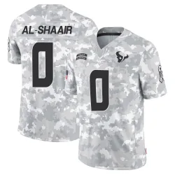 Houston Texans Men's Limited Arctic Camo 2024 Salute to Service Jersey (0 Azeez Al-Shaair)