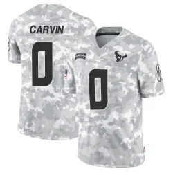 Houston Texans Men's Limited Arctic Camo 2024 Salute to Service Jersey (0 Jerome Carvin)