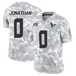 Houston Texans Men's Limited Arctic Camo 2024 Salute to Service Jersey (0 Kingsley Jonathan)