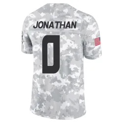 Houston Texans Men's Limited Arctic Camo 2024 Salute to Service Jersey (0 Kingsley Jonathan)