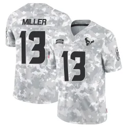 Houston Texans Men's Limited Arctic Camo 2024 Salute to Service Jersey (13 Braxton Miller)