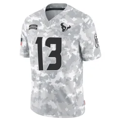 Houston Texans Men's Limited Arctic Camo 2024 Salute to Service Jersey (13 Braxton Miller)