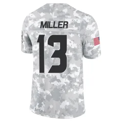 Houston Texans Men's Limited Arctic Camo 2024 Salute to Service Jersey (13 Braxton Miller)