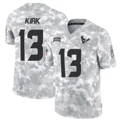 Houston Texans Men's Limited Arctic Camo 2024 Salute to Service Jersey (13 Christian Kirk)