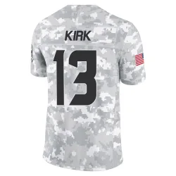 Houston Texans Men's Limited Arctic Camo 2024 Salute to Service Jersey (13 Christian Kirk)