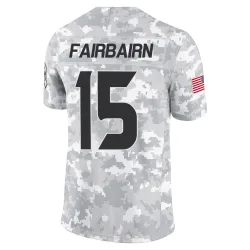 Houston Texans Men's Limited Arctic Camo 2024 Salute to Service Jersey (15 Ka'imi Fairbairn)