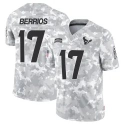 Houston Texans Men's Limited Arctic Camo 2024 Salute to Service Jersey (17 Braxton Berrios)