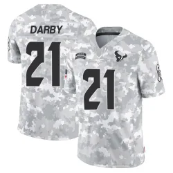 Houston Texans Men's Limited Arctic Camo 2024 Salute to Service Jersey (21 Ronald Darby)