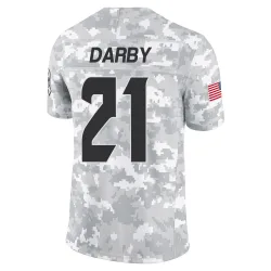 Houston Texans Men's Limited Arctic Camo 2024 Salute to Service Jersey (21 Ronald Darby)