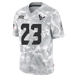 Houston Texans Men's Limited Arctic Camo 2024 Salute to Service Jersey (23 Arian Foster)