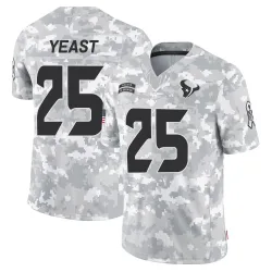 Houston Texans Men's Limited Arctic Camo 2024 Salute to Service Jersey (25 Russ Yeast)