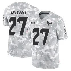 Houston Texans Men's Limited Arctic Camo 2024 Salute to Service Jersey (27 Myles Bryant)