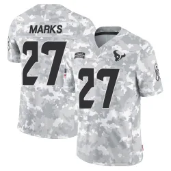 Houston Texans Men's Limited Arctic Camo 2024 Salute to Service Jersey (27 Woody Marks)