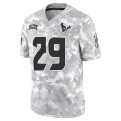 Houston Texans Men's Limited Arctic Camo 2024 Salute to Service Jersey (29 M.J. Stewart)