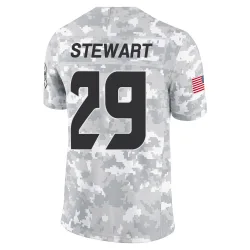 Houston Texans Men's Limited Arctic Camo 2024 Salute to Service Jersey (29 M.J. Stewart)
