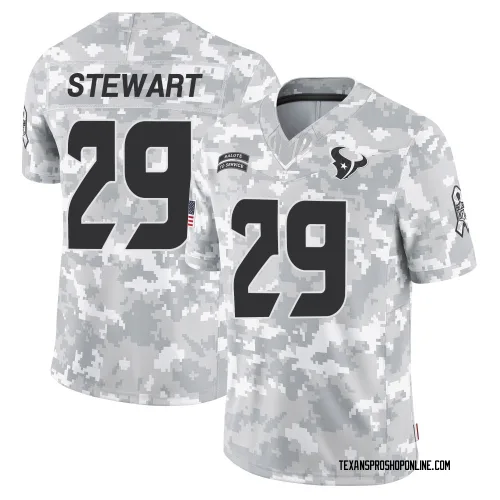 Houston Texans Men's Limited Arctic Camo 2024 Salute to Service Jersey (29 M.J. Stewart)