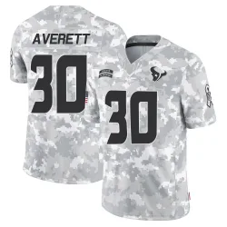 Houston Texans Men's Limited Arctic Camo 2024 Salute to Service Jersey (30 Anthony Averett)