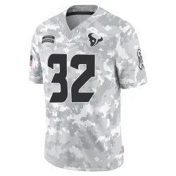 Houston Texans Men's Limited Arctic Camo 2024 Salute to Service Jersey (32 Ka'dar Hollman)