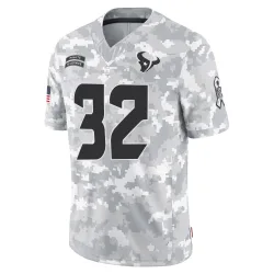 Houston Texans Men's Limited Arctic Camo 2024 Salute to Service Jersey (32 Nick Niemann)