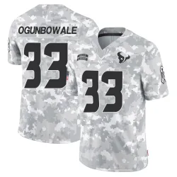 Houston Texans Men's Limited Arctic Camo 2024 Salute to Service Jersey (33 Dare Ogunbowale)