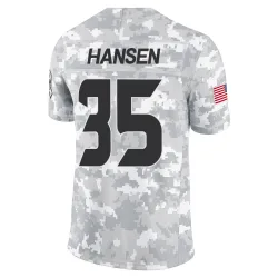 Houston Texans Men's Limited Arctic Camo 2024 Salute to Service Jersey (35 Jake Hansen)