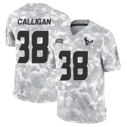 Houston Texans Men's Limited Arctic Camo 2024 Salute to Service Jersey (38 Keydrain Calligan)