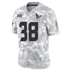 Houston Texans Men's Limited Arctic Camo 2024 Salute to Service Jersey (38 Keydrain Calligan)