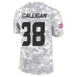 Houston Texans Men's Limited Arctic Camo 2024 Salute to Service Jersey (38 Keydrain Calligan)