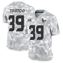 Houston Texans Men's Limited Arctic Camo 2024 Salute to Service Jersey (39 Henry To'oTo'o)