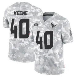 Houston Texans Men's Limited Arctic Camo 2024 Salute to Service Jersey (40 Dalton Keene)