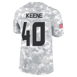 Houston Texans Men's Limited Arctic Camo 2024 Salute to Service Jersey (40 Dalton Keene)