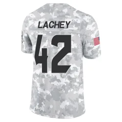 Houston Texans Men's Limited Arctic Camo 2024 Salute to Service Jersey (42 Luke Lachey)