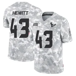 Houston Texans Men's Limited Arctic Camo 2024 Salute to Service Jersey (43 Neville Hewitt)