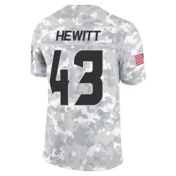 Houston Texans Men's Limited Arctic Camo 2024 Salute to Service Jersey (43 Neville Hewitt)